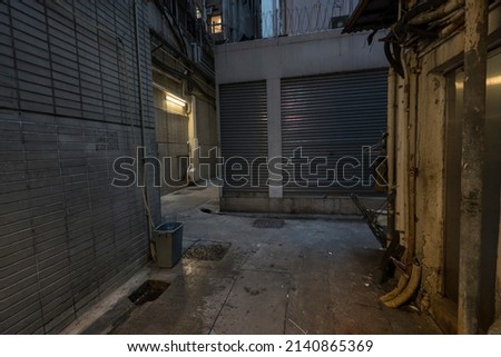 Street shooting in alleys of slums