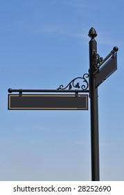 Street Sign With Blank Space For Your Own Name