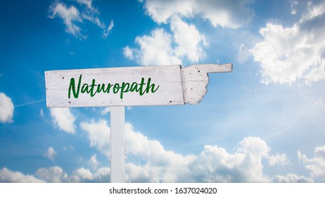 Street Sign The Direction Way To Naturopath