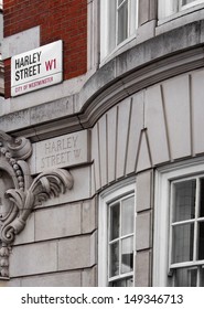 Street Sign, Harley Street, London