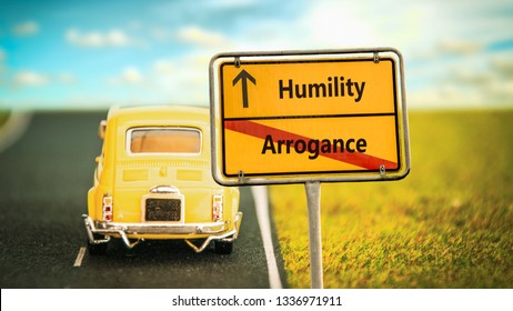 Street Sign To Humility