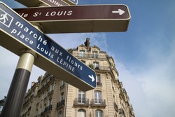 Street Sign In Paris