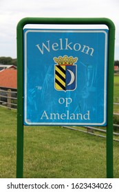 Street Sign See You Again On Ameland (Tot Ziens Op Ameland)