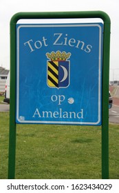 Street Sign See You Again On Ameland (Tot Ziens Op Ameland)