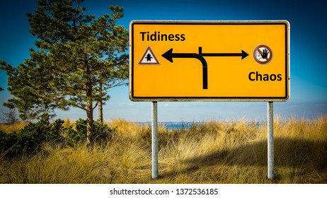 Street Sign Tidiness versus Chaos - Shutterstock ID 1372536185