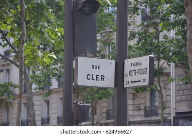 Street Signs In Paris - Great Neighborhood Rue Cler