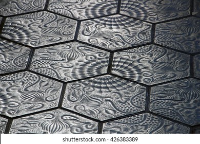 Street Tiles. Barcelona. Spain.