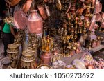 street trading is the basic form of selling in Nepal circa - Kathmandu