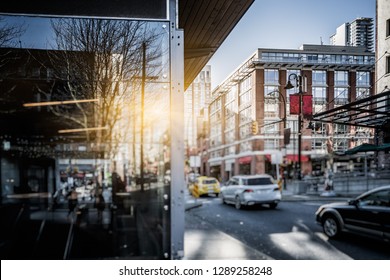 Street Of Vancouver Downtown