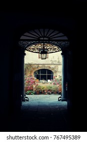 Street View Of An Alley In Florence, Italy