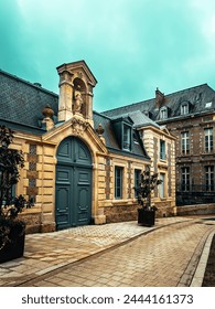 Street view of Chateau-Thierry in France