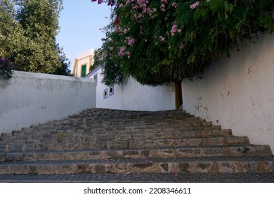 Street View In Dalt Villa, Ibiza, Spain