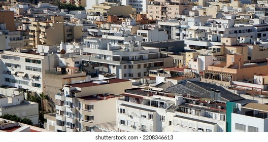 Street View In Dalt Villa, Ibiza, Spain