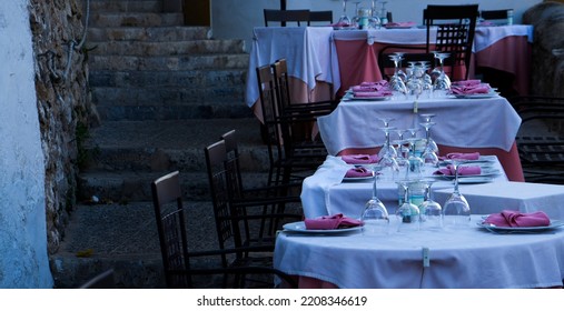 Street View In Dalt Villa, Ibiza, Spain