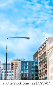 Street View Of Downtown In Warsaw, Poland