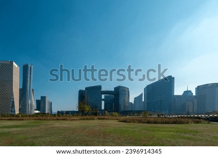Street View of Hangzhou Qiantang North Bank Financial Center