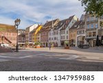 street view of Mulhouse, a city in the Alsace region in France