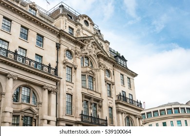 Street view of old buildings in London, England, United Kingdom