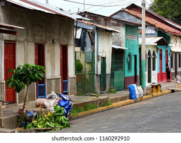 Street View Of Slums In Corinto Nicaragua