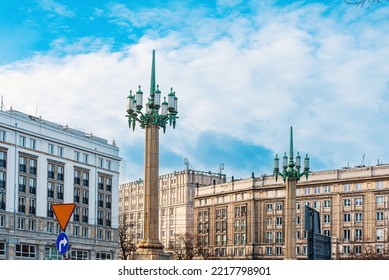 Street View Of Warsaw, Poland