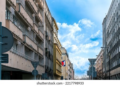 Street View Of Warsaw, Poland