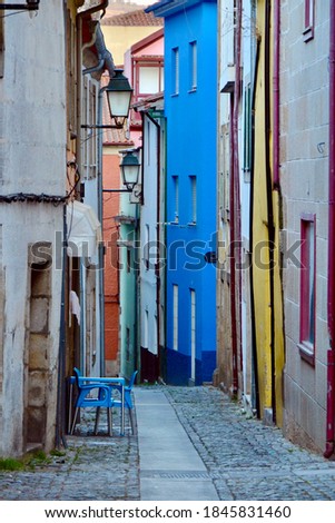 Similar – Bosa, colourful alley