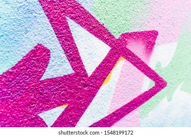 Streetart : painted wall in a street