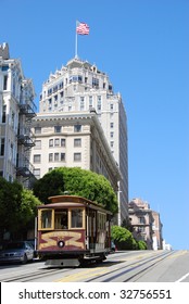 Streetcar on California Street in San Francisco