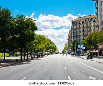 In the streets of Barcelona. Spain. - Powered by Shutterstock