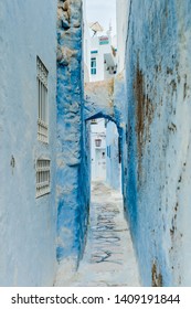 Streets Of Hammamet, The First Tourist Destination In Tunisia. Located On The Gulf Of Hammamet.