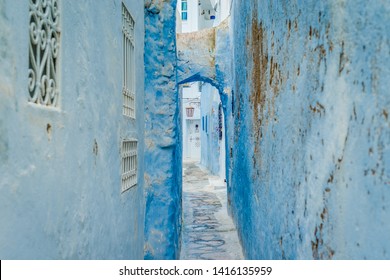 Streets Of Hammamet, The First Tourist Destination In Tunisia. Located On The Gulf Of Hammamet.