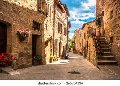 streets of Italian city, Tuscany, Italy - Powered by Shutterstock