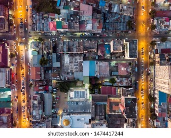 Streets Of Maputo From Above Creating Nice Pattern, Capital City Of Mozambique, Africa