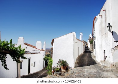 Streets Of Monsaraz Village, Portugal