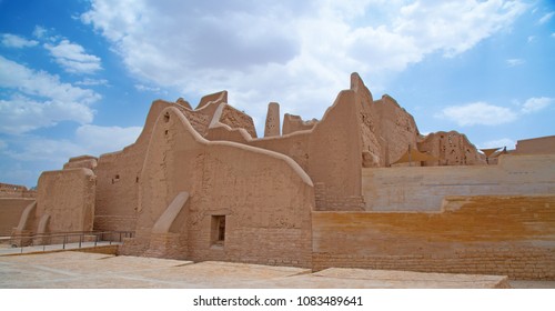 Streets Of The Old City Diriyah Near Ar Riyadh, Kingdom Of Saudi Arabia