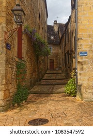 Streets Of Sarlat La Caneda, In Black Perigord, South Of France, Europe