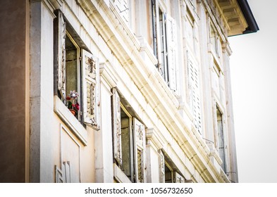 streets of Trieste close up view