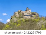 Strekov Castle near Usti nad Labem in Bohemia