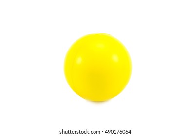 Stress Ball On White Background