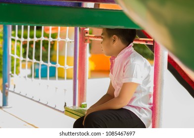 The Stress And Loneliness Of Asian Boys In The School Playground.
The Fun Of The Child May Disappear If The Parent Does Not Pay Attention To His Or Her Feelings.