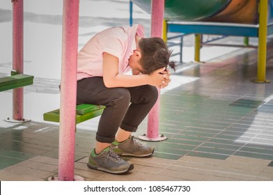 The Stress And Loneliness Of Asian Boys In The School Playground.
The Fun Of The Child May Disappear If The Parent Does Not Pay Attention To His Or Her Feelings.