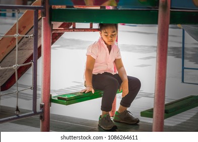 The Stress And Loneliness Of Asian Boys In The School Playground.
The Fun Of The Child May Disappear If The Parent Does Not Pay Attention To His Or Her Feelings.