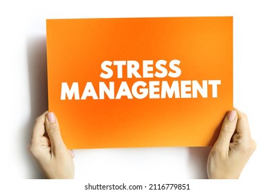 1,433 Stress management techniques Images, Stock Photos & Vectors ...