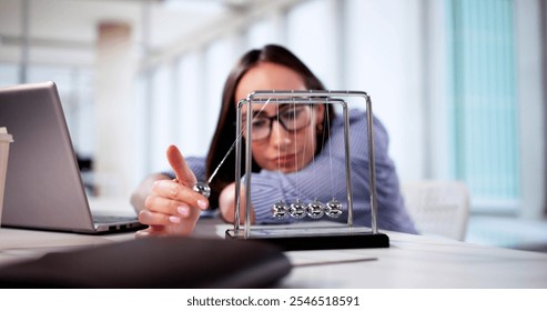 Stressed Accountant Overwhelmed At Desk, Frustrated Graphic Designer Working Late, Exhausted Businesswoman At Office Deadline. - Powered by Shutterstock