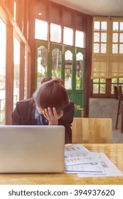 Stressed Business Woman.