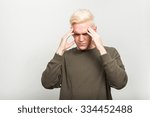 Stressed man
