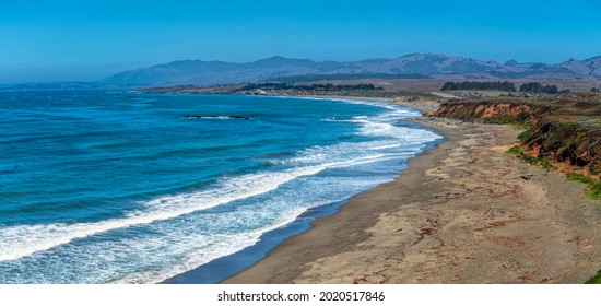 Stretch Of California Central Coast Beach 