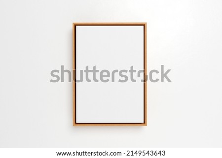 
Stretched Canvas with Float Picture Frame