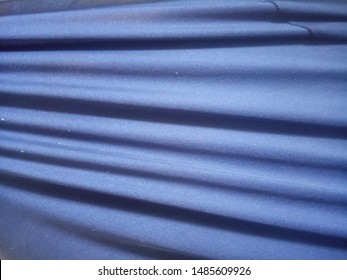 Stretched Polyester Stretch Fabric Dark Blue