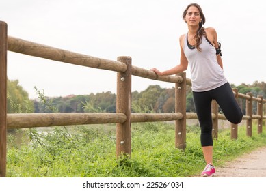 stretching